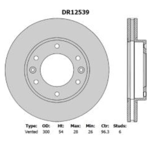 Front Rotor Disc