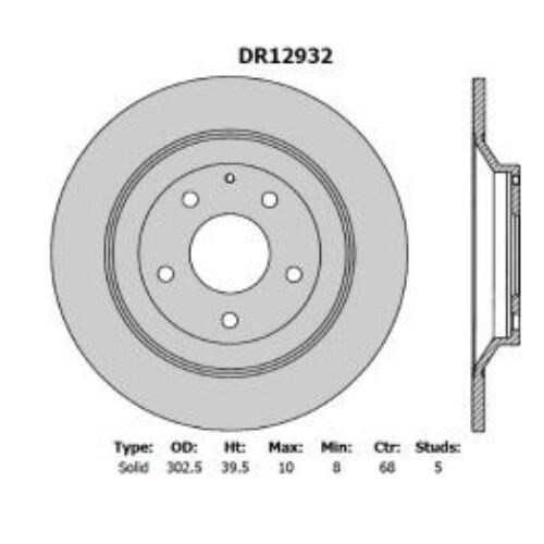 Rear Brake Rotors