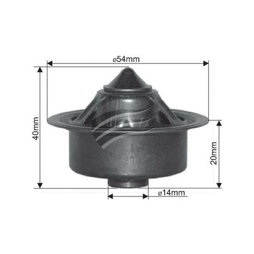 Thermostat 54Mm 71C Ford/Holden Remove 1 Add