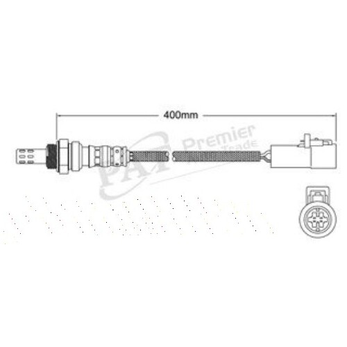 Oxygen/Lambda Sensor Pre-Catalytic Converter/Manifold