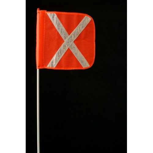 Flag Pole 2.5Mt with Reflective Cross