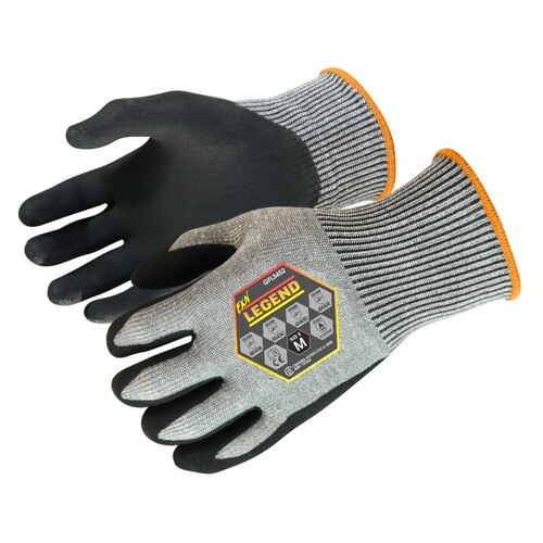 Glove Safety FKN Legend B, C, D, E Cut Resistant Nitrile Each  (Large 12 Per Pack )