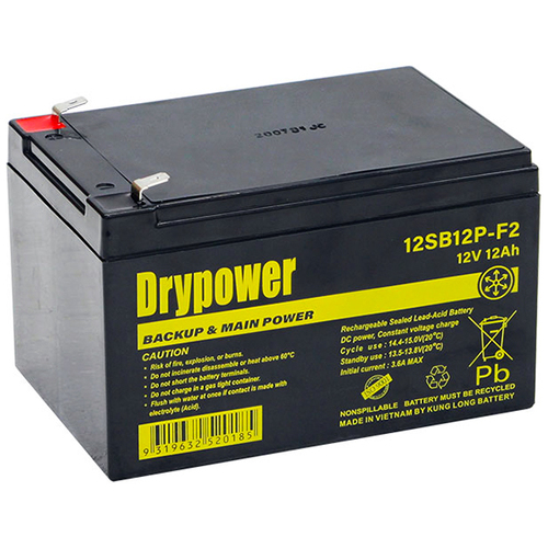 12SB12P-F2 DRYPOWER 12V 12Ah