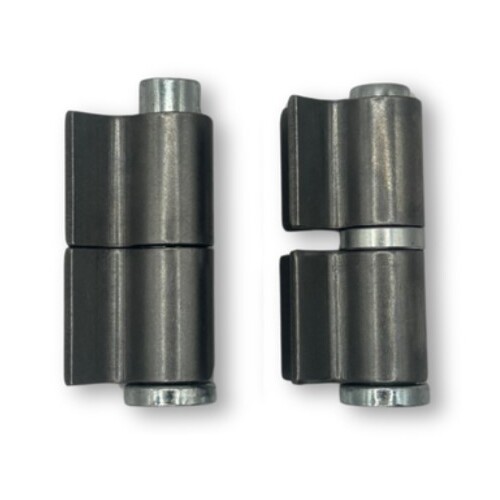 Swing Gate Hinges Shackle Weld on Hinges 20mm pin in Dark Grey (Pair)