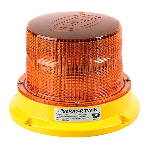 LED Strobe Amber 12 to 30V Permanent Mount