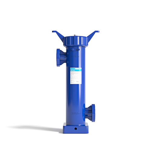 #5 Bag Filter Housing - Food Grade PP (NSF) - Blue Colour | DN50 (2") Flange Inlet/Outlet