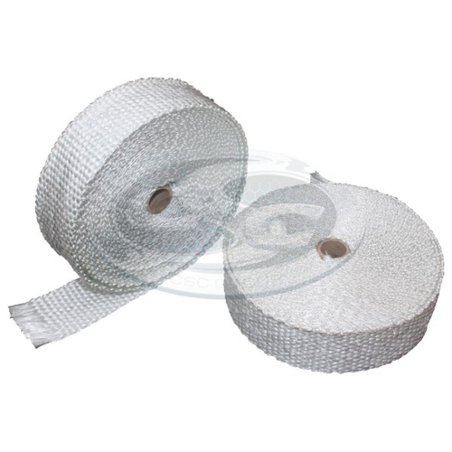 10M Roll ** 3" (76Mm) Woven Textured Fibreglass Heat Tape - Per 10 Metre Roll