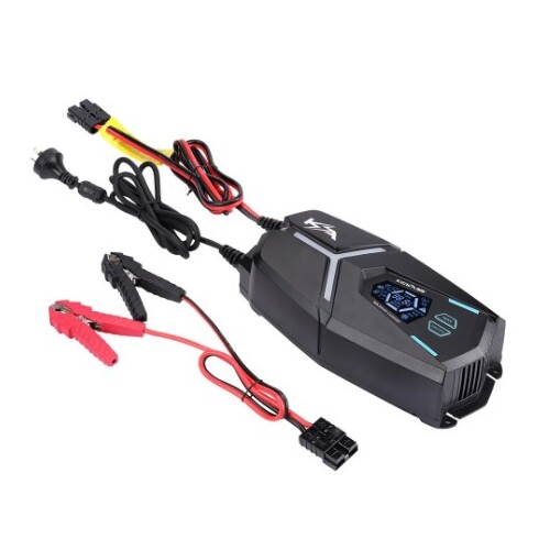 KickAss Flexicharge 32A Smart 12V Battery Charger For Lead Acid, AGM & Lithium Batteries