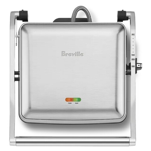 Breville The Toast and Melt Sandwich Grill 4 Slice - Silver