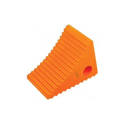 Orange Wheel Chock H160 X W140 X D225Mm