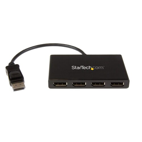 StarTech 4-Port Multi Monitor Adapter - DisplayPort MST Hub - Windows