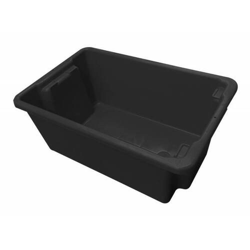 52 LT Black Heavy Duty Storage Tub