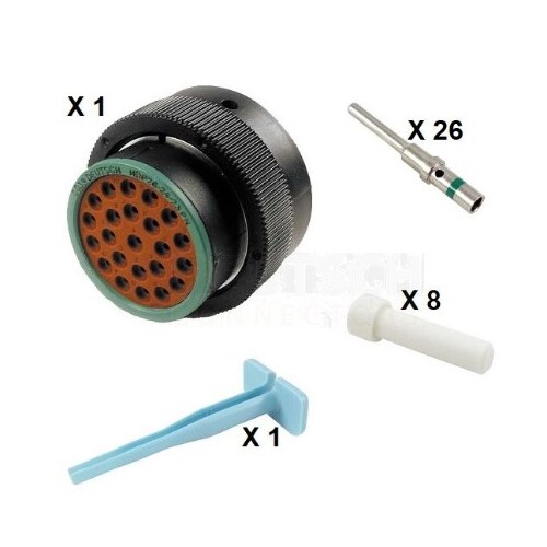 Deutsch HDP20 Series P26-24-23PN Connector Kit