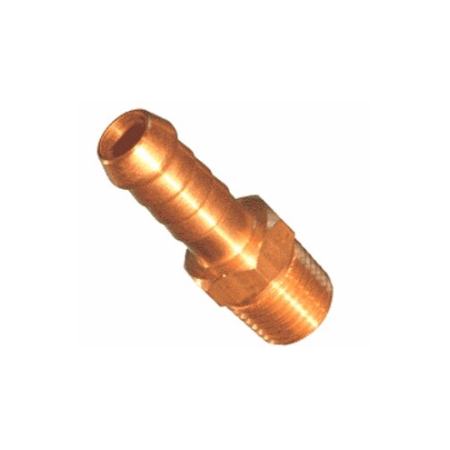 Hose Tails - Straight - Male - Brass - 1/2" X 1/2"