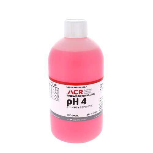 pH4-500 - pH4,01 Buffer Solution, 500ml