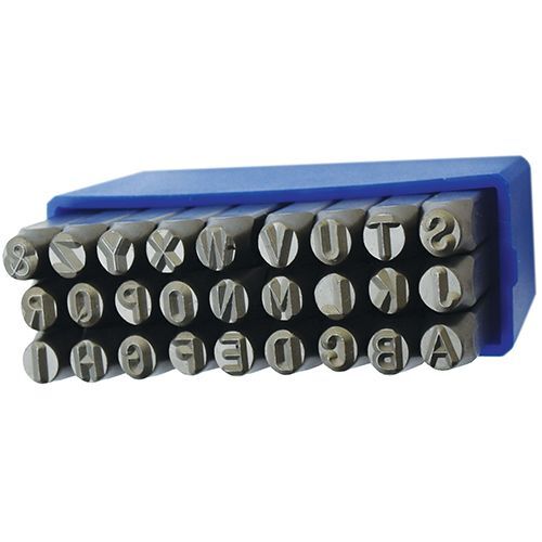 27pc 5mm Steel Letter Stamp Set