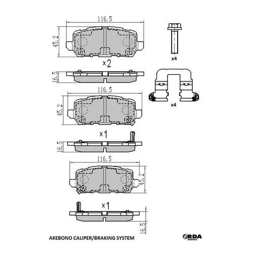 RDA Brake Pads