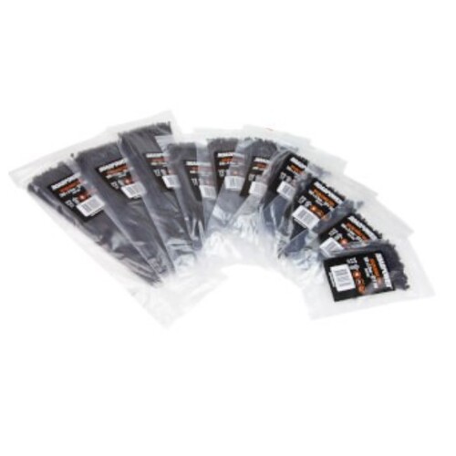 Nylon Cable Tie Kit Black 1000pcs