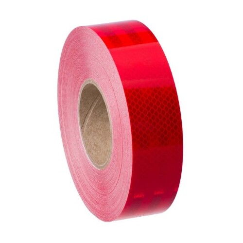 Reflective Tape Red/Yellow 50mm 1 Meter