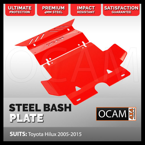 Steel Bash Plates For Toyota Hilux 4mm