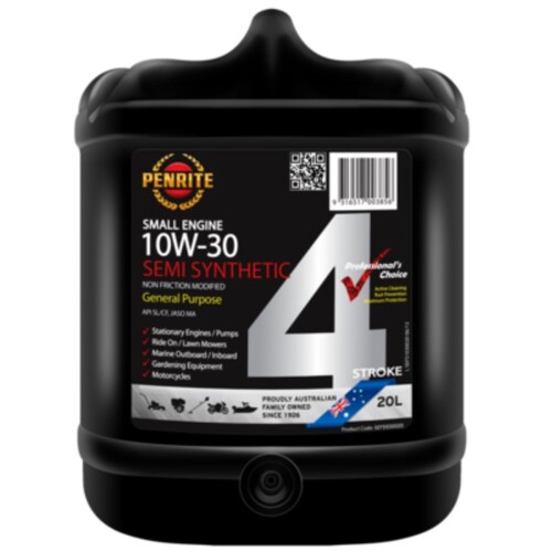 Penrite 4 Stroke 10W-30 Semi Synthetic Engine Oil 20L