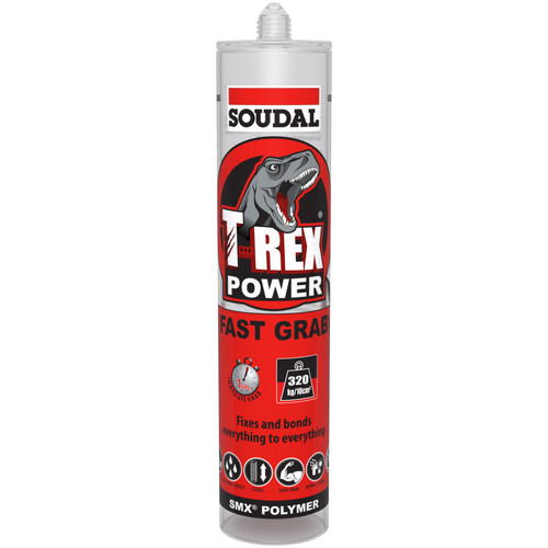 Soudal T-Rex 290ml Power Fast Grab Gret 121920