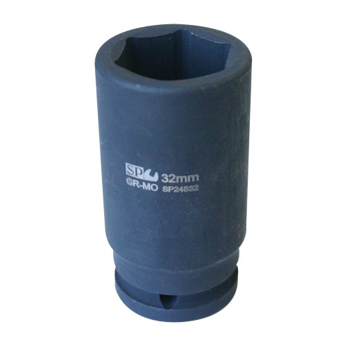 Socket Impact Deep 3/4"Dr 6Pt Metric 19Mm