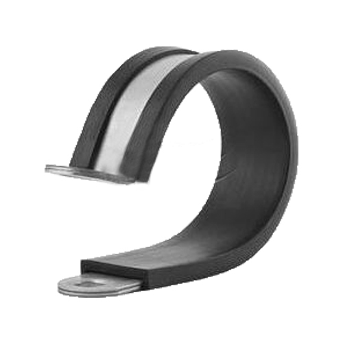 Pipe Clamp 27mm Rubber & Steel (10 pack)