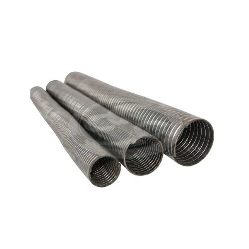 Stainless Steel Flexible Tubing 76mm (3") ID - (per 2mtr)