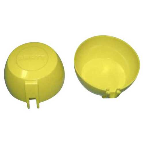 Dust Cover Caps For Single Eye Wash Nozzle Assembly 2Pk