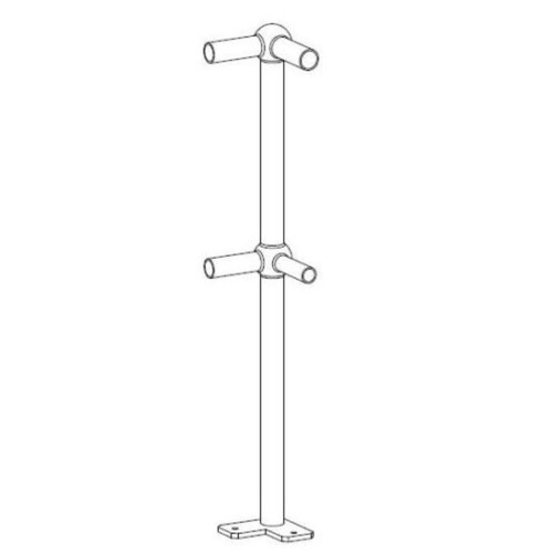 Stanchion Platform Corner Gal