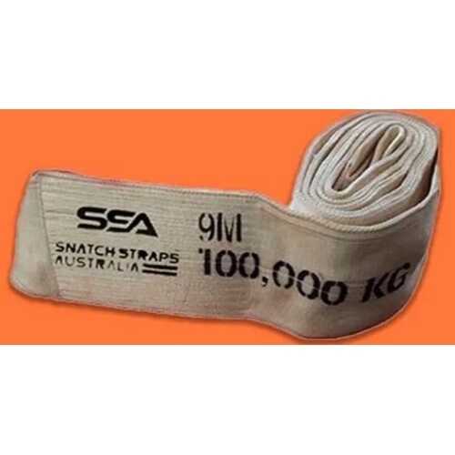 TSA Tow Strap 100Tonne 9mt