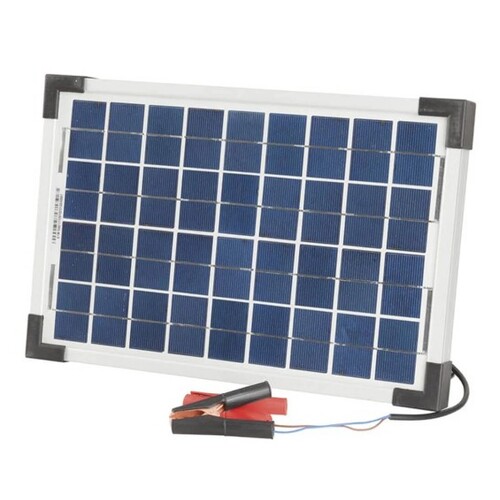 12V 10W Solar Panel with Clips